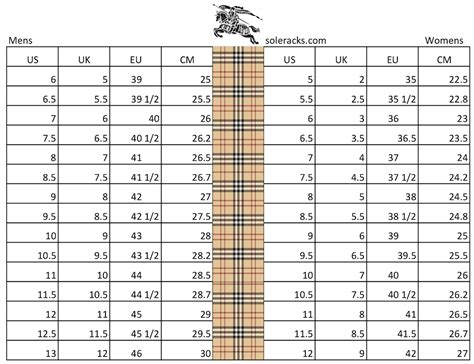 correspondance taille burberry|burberry size chart men's.